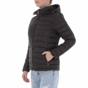 ?bergangsjacke alb ICY - negru dama