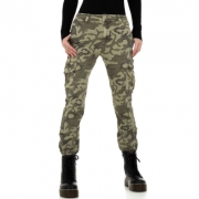 Pantaloni cargo - Place du Jour   camuflaj dama