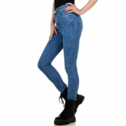 Blugi slim fit - albastru dama