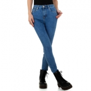 Blugi slim fit - albastru dama