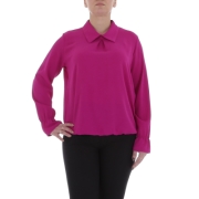 Bluza office maneca scurta - violet dama