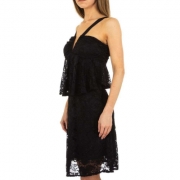 Rochie cu dantela - Voyelles   negru dama