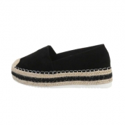 Espadrile cu platforma - negru dama