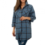 Overshirt - albastru dama