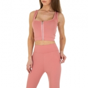 Compleu fitnes - Holala Fashion   roz pudrat dama