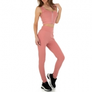 Compleu fitnes - Holala Fashion   roz pudrat dama