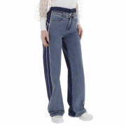 Pantaloni eleganti Laulia - albastru dama