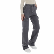 Pantaloni eleganti Laulia - gri dama