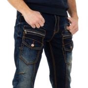 Pantaloni M.Sara denim - DK.albastru barbati