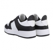 Pantofi casual - alb-negru barbati