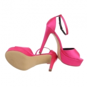 Pantofi cu toc inalt - roz fuchsia dama