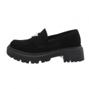 Pantofi office cu toc mic - negru dama