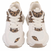 Pantofi sport - imprimeu leopard dama