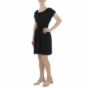 Rochie scurta de vara - negru dama