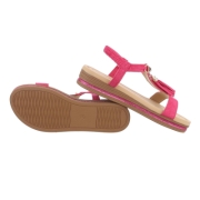 Sandale platforma - roz fuchsia dama