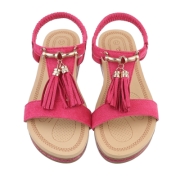 Sandale platforma - roz fuchsia dama