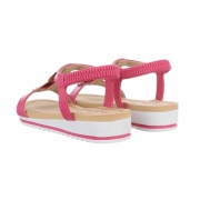 Sandale platforma - roz fuchsia dama