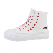 Sneakers inalti- alb dama