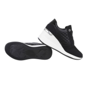 Sneakers inalti- negru dama