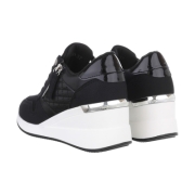 Sneakers inalti- negru dama