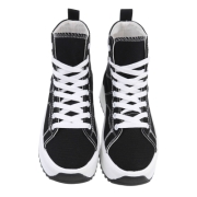 Sneakers inalti- negru dama