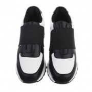 Sneakers josi - alb-negru dama