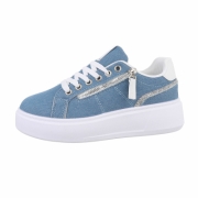 Sneakers josi - albastru denim dama