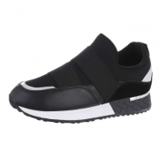 Sneakers josi - argintiu negru dama