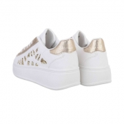 Sneakers talpa groasa - auriu dama