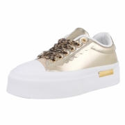 Sneakers cu platforma - auriu dama