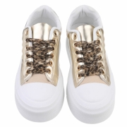 Sneakers cu platforma - auriu dama