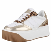 Sneakers cu talpa groasa - imprimeu leopard dama