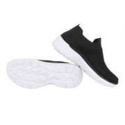 Pantofi sport fara siret - negru dama