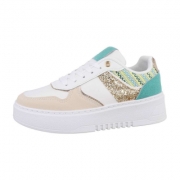 Sneakers josi - verde dama