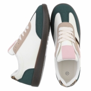 Sneakers josi - verde dama