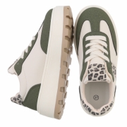 Sneakers josi - verde dama