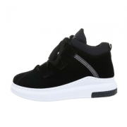 Sneakers inalti- negru dama