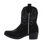 Cizme western - & Cizme Biker - blacksuede dama