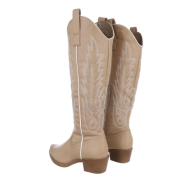 Western- & Cizme Biker - kaki dama