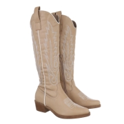 Western- & Cizme Biker - kaki dama