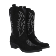 Western- & Cizme Biker - negru dama