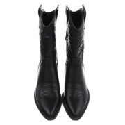 Western- & Cizme Biker - negru dama