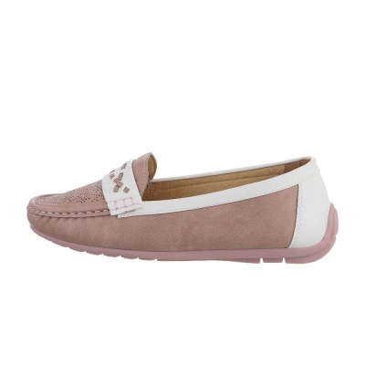 Mocasini eleganti - roz dama