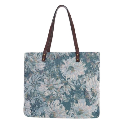 Geanta casual shopper - albastru dama