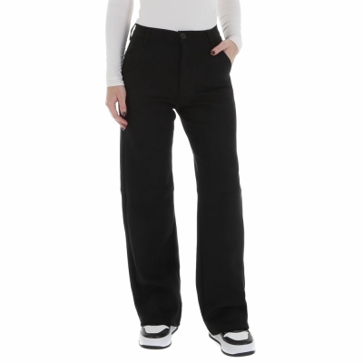 Pantaloni piele ecologica Laulia - negru dama