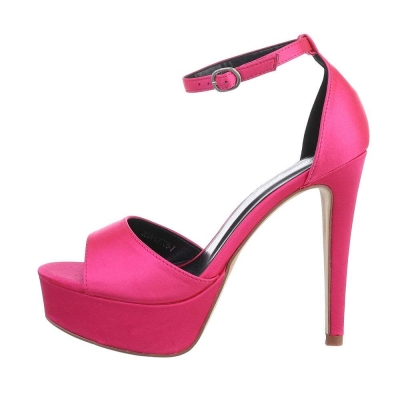 Pantofi cu toc inalt - roz fuchsia dama