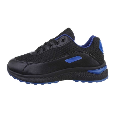 Pantofi sport - albastru negru barbati