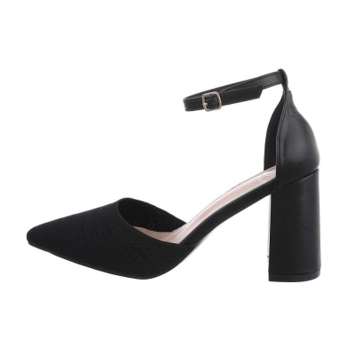 Pantofi eleganti cu toc - negru dama