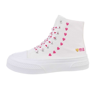 Sneakers inalti- roz fuchsia dama