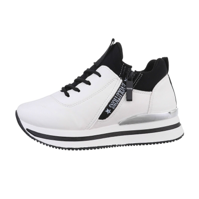 Sneakers josi - alb dama